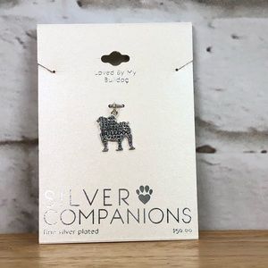 Silver Companions ‘Loved by my Bulldog’ charm
